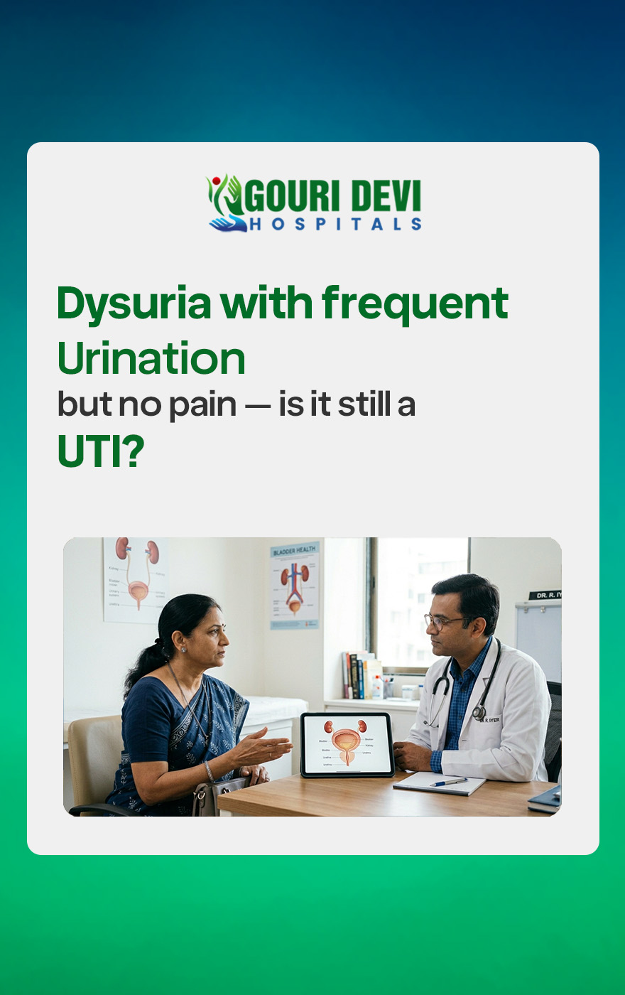 Dysuria with frequent urination but no pain — is it still a UTI?