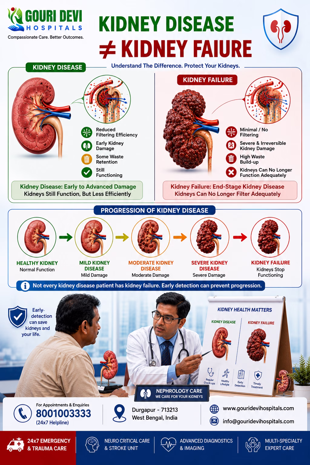 Kidney Disease vs Kidney Failure