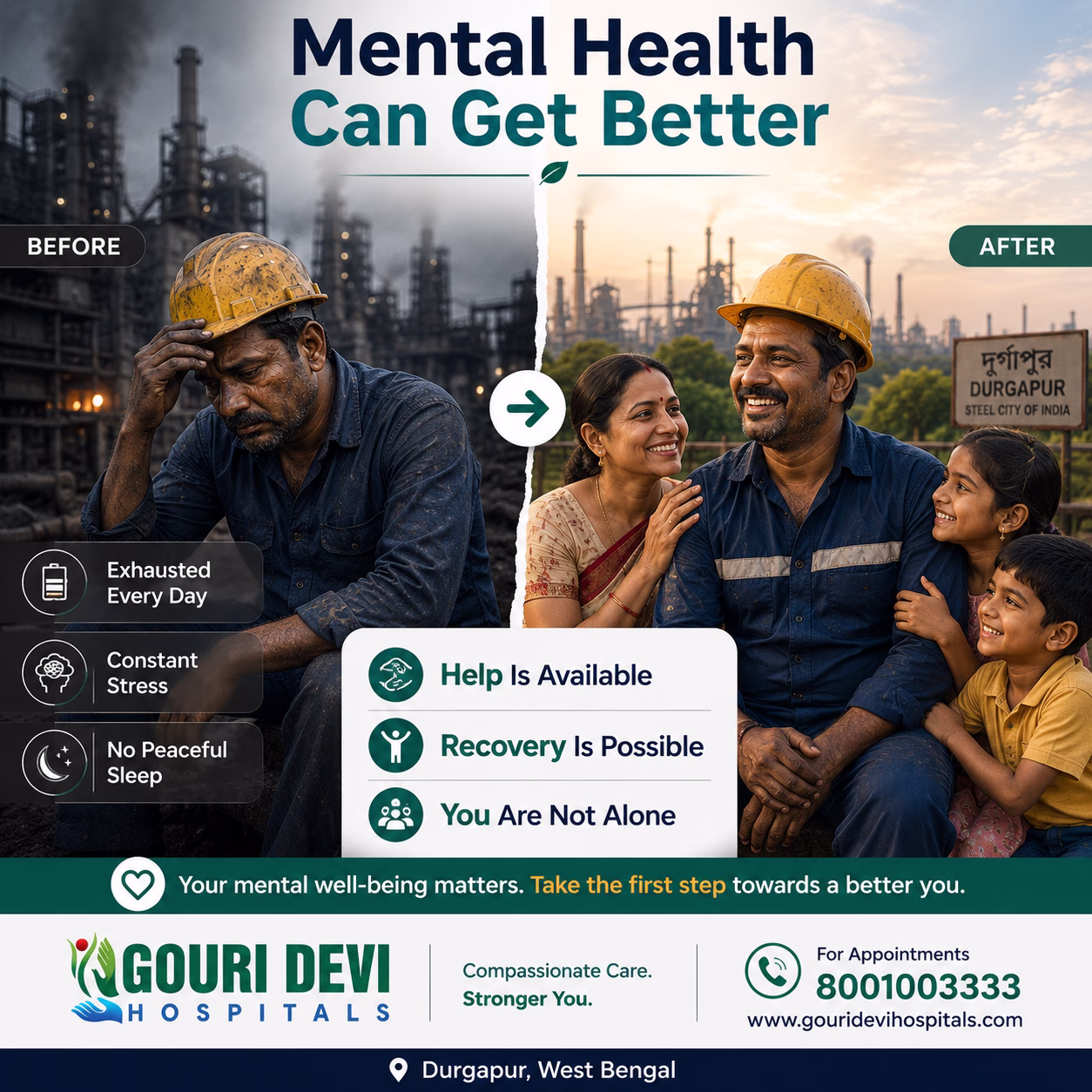 Mental Health Journey from Stress to Strength